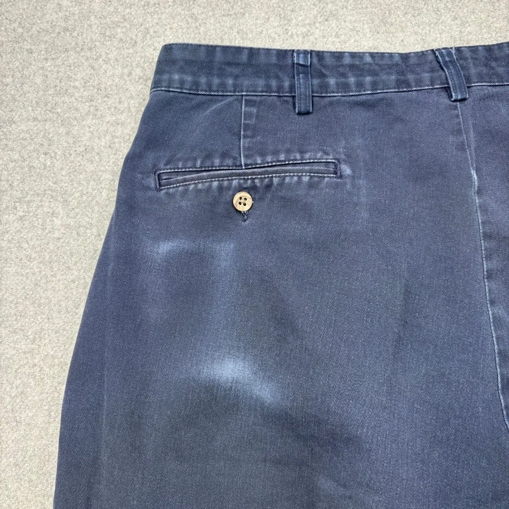 Vtg 90s Polo Ralph Lauren Pleated Chino Pants 34x29 (Tag 36x31) Faded Blue USA